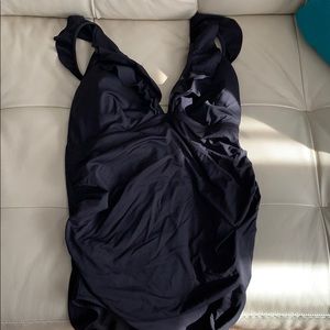 Gap maternity ruffle bathing suit